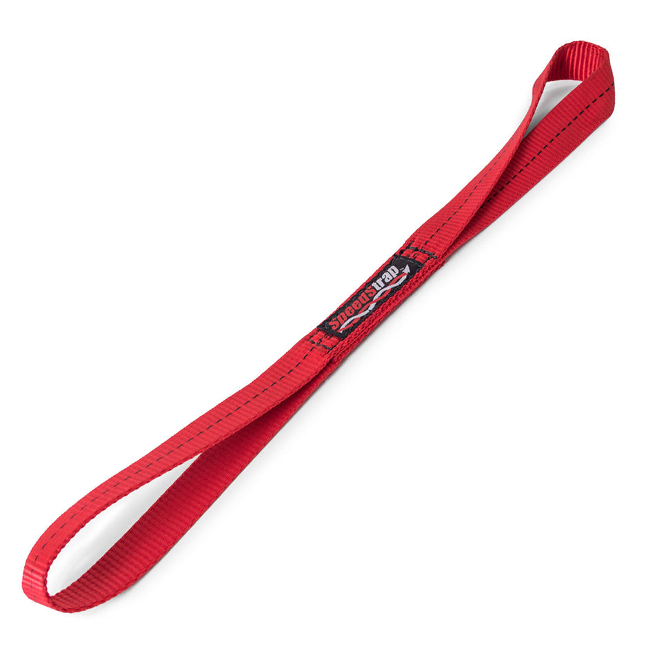 Heavy-Duty 1" x 18" Soft Tie Extension Strap, Black