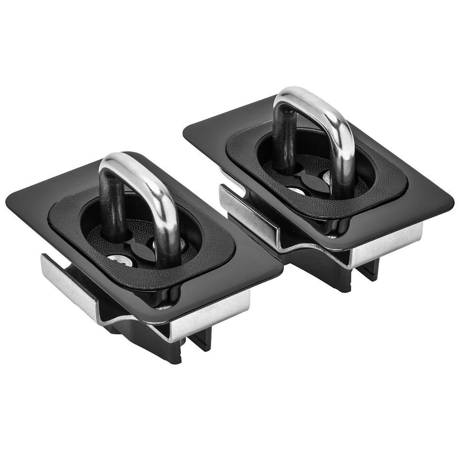 Flush Fit GunMetal Tie Down Anchors for Ram, Toyota Tundra CrewMax
